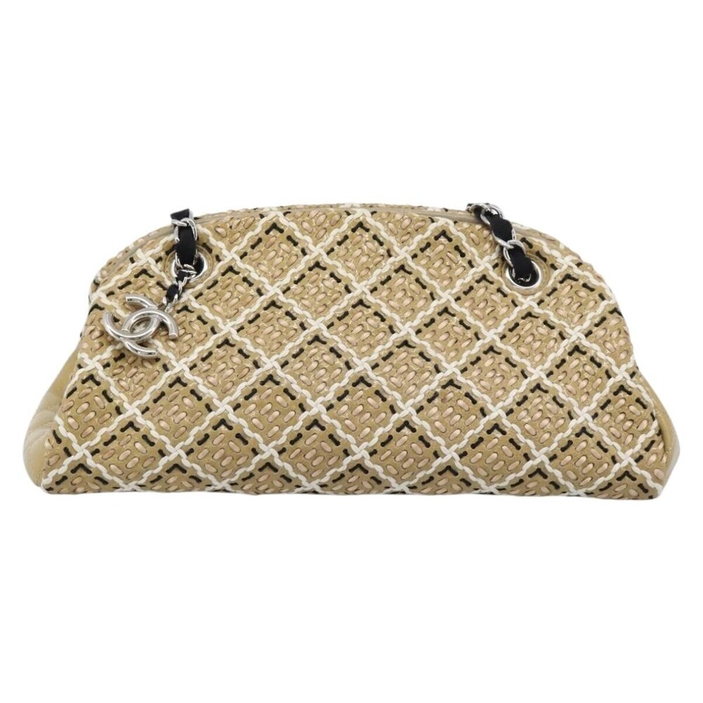 Chanel Just Mademoiselle Quilted Patent Medium